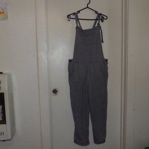 Aerie Soft Gray Overalls Jumpsuit Sz XL
